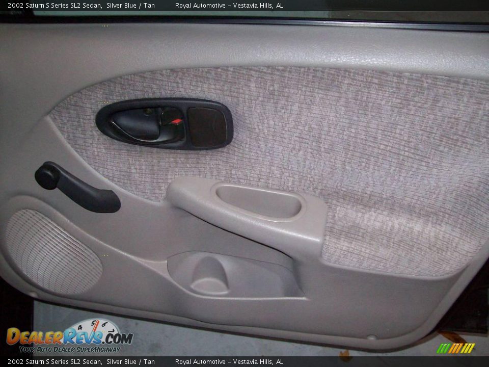 2002 Saturn S Series SL2 Sedan Silver Blue / Tan Photo #21