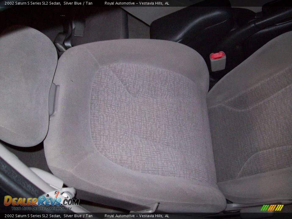 2002 Saturn S Series SL2 Sedan Silver Blue / Tan Photo #23