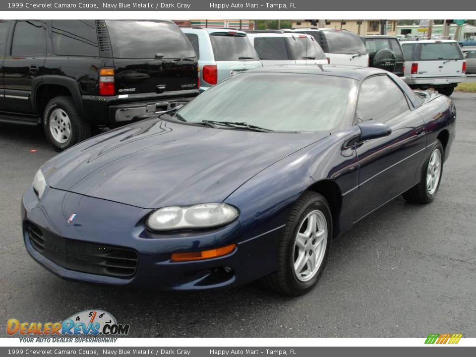 1999 Chevrolet Camaro Coupe Navy Blue Metallic / Dark Gray Photo #1