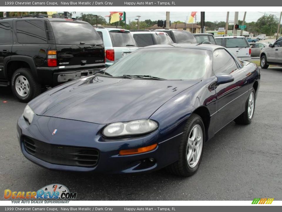 1999 Chevrolet Camaro Coupe Navy Blue Metallic / Dark Gray Photo #2