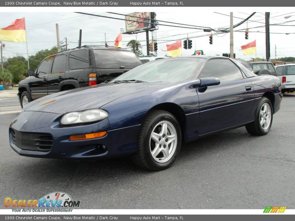 1999 Chevrolet Camaro Coupe Navy Blue Metallic / Dark Gray Photo #4