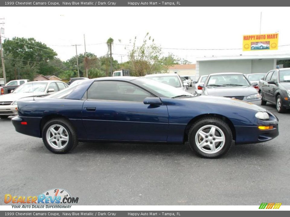 1999 Chevrolet Camaro Coupe Navy Blue Metallic / Dark Gray Photo #7