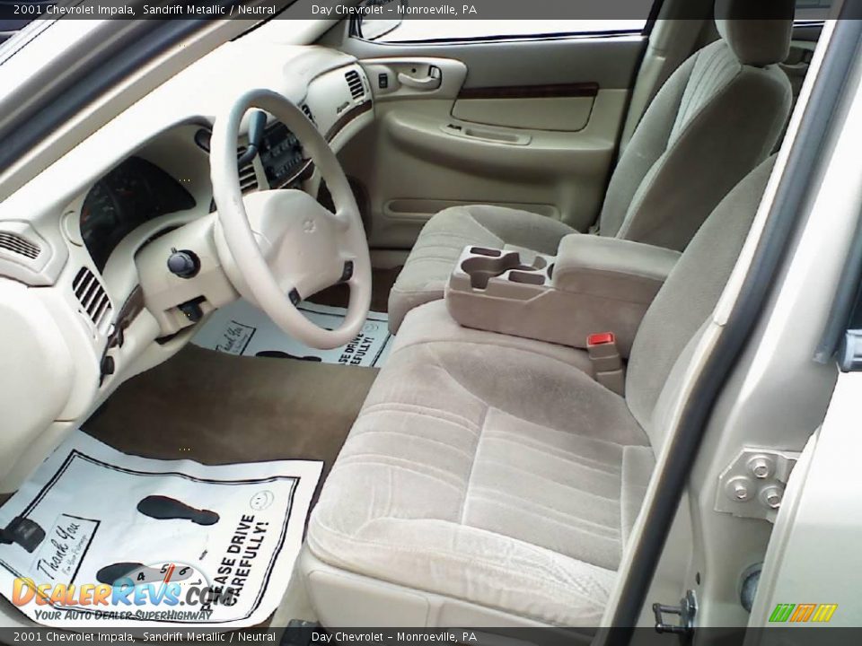 2001 Chevrolet Impala Sandrift Metallic / Neutral Photo #5