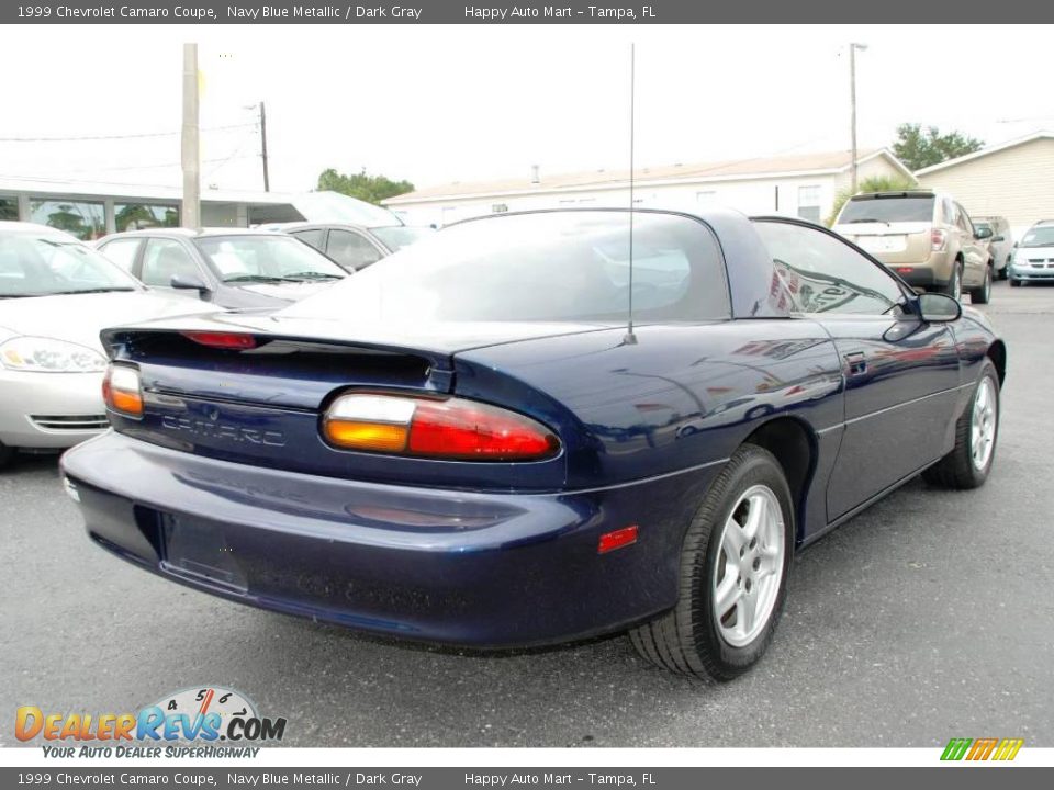 1999 Chevrolet Camaro Coupe Navy Blue Metallic / Dark Gray Photo #8