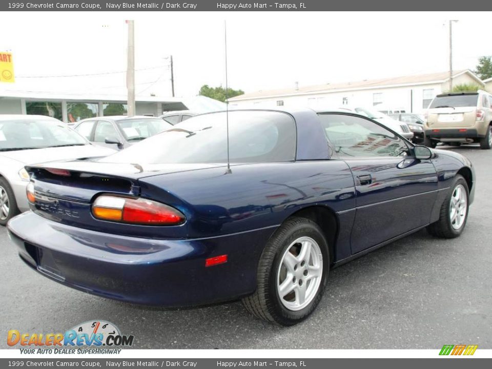 1999 Chevrolet Camaro Coupe Navy Blue Metallic / Dark Gray Photo #9