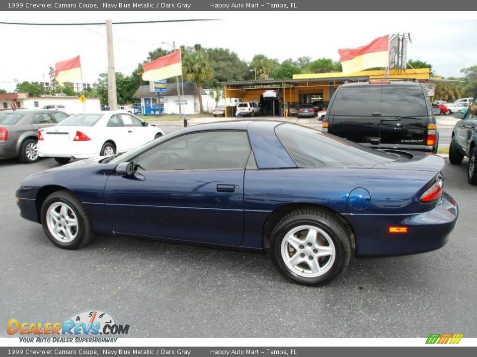 1999 Chevrolet Camaro Coupe Navy Blue Metallic / Dark Gray Photo #10