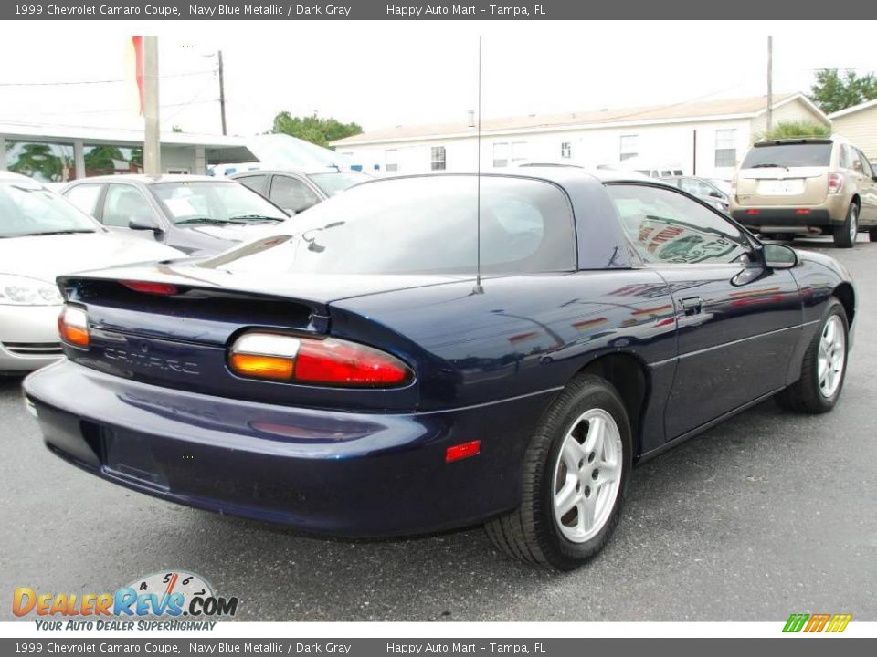 1999 Chevrolet Camaro Coupe Navy Blue Metallic / Dark Gray Photo #11
