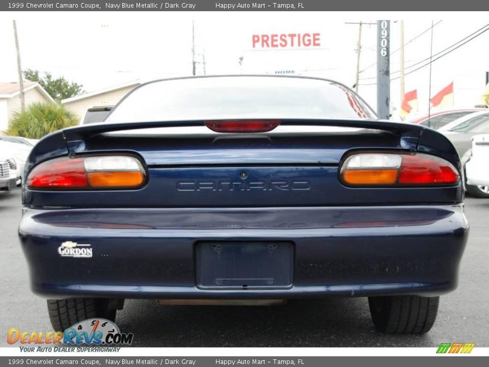 1999 Chevrolet Camaro Coupe Navy Blue Metallic / Dark Gray Photo #13