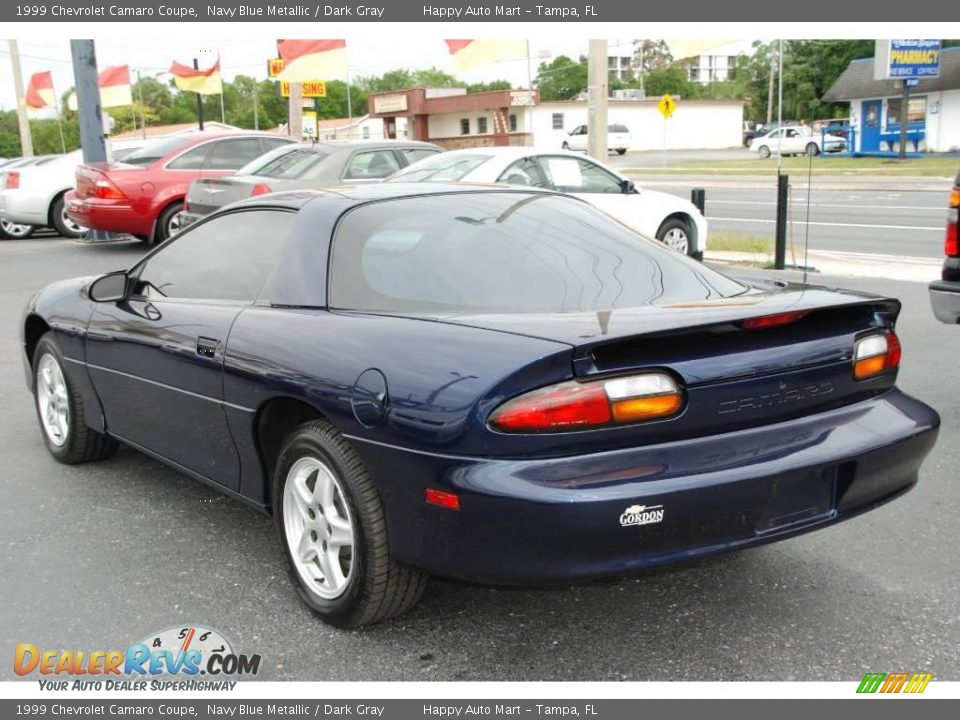 1999 Chevrolet Camaro Coupe Navy Blue Metallic / Dark Gray Photo #14