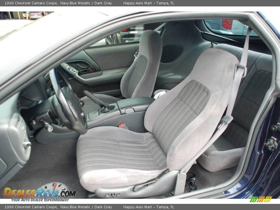 1999 Chevrolet Camaro Coupe Navy Blue Metallic / Dark Gray Photo #17