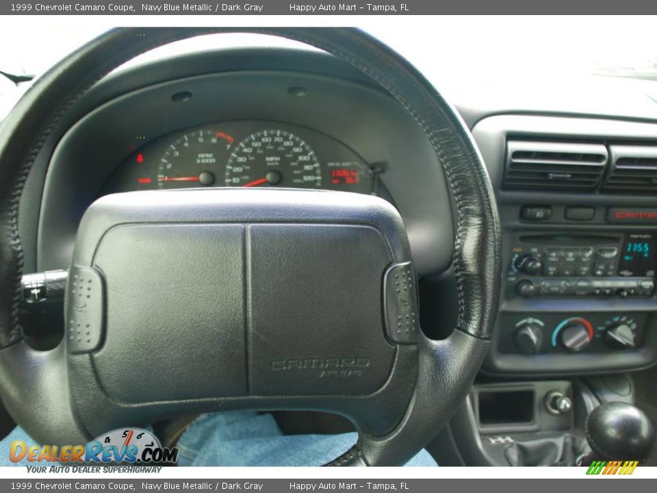 1999 Chevrolet Camaro Coupe Navy Blue Metallic / Dark Gray Photo #18