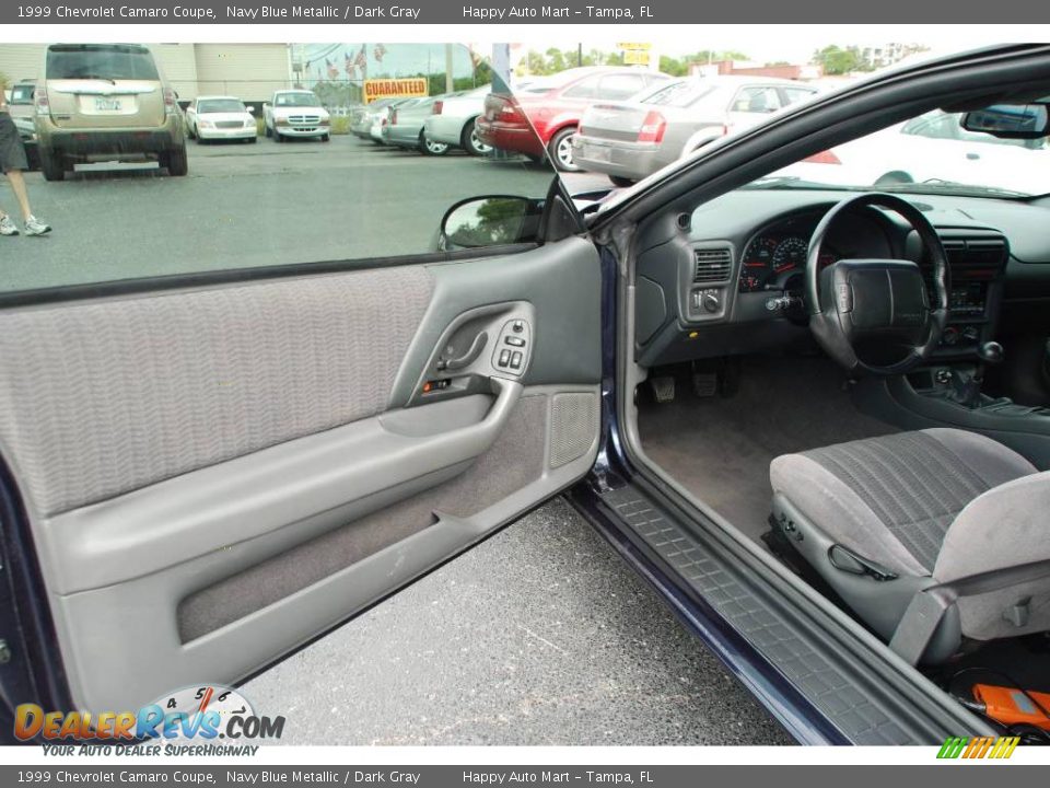 1999 Chevrolet Camaro Coupe Navy Blue Metallic / Dark Gray Photo #19