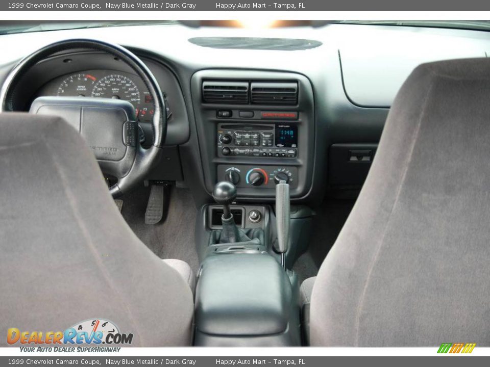 1999 Chevrolet Camaro Coupe Navy Blue Metallic / Dark Gray Photo #20