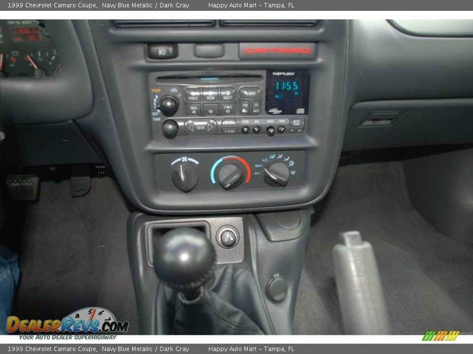 1999 Chevrolet Camaro Coupe Navy Blue Metallic / Dark Gray Photo #22