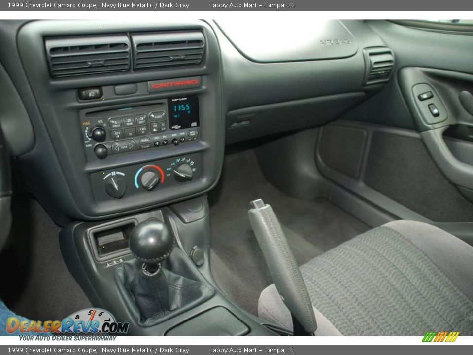 1999 Chevrolet Camaro Coupe Navy Blue Metallic / Dark Gray Photo #23