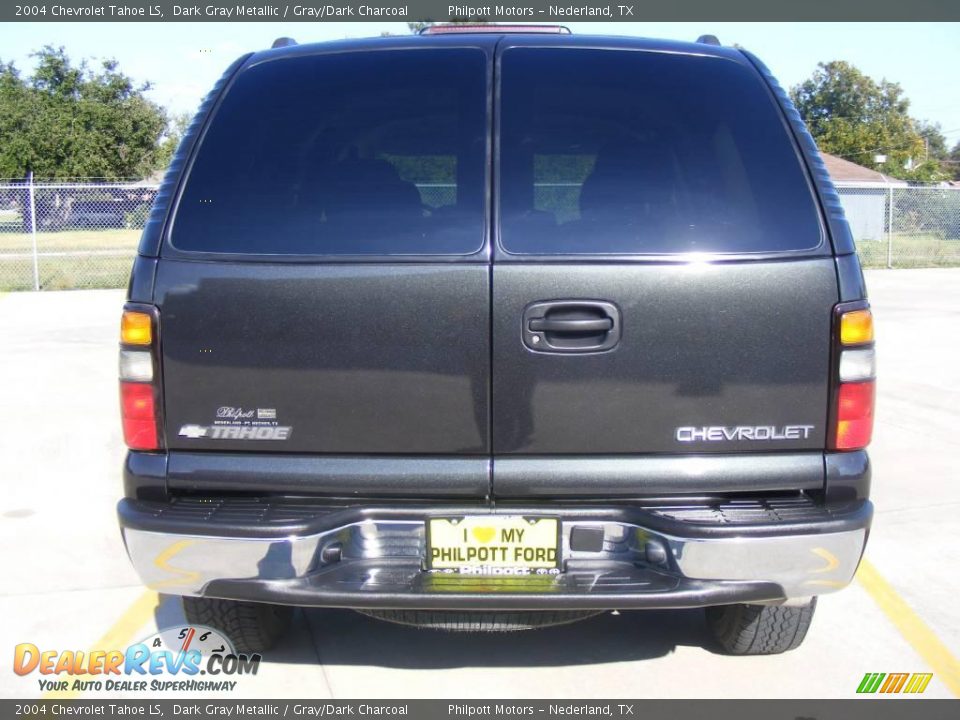 2004 Chevrolet Tahoe LS Dark Gray Metallic / Gray/Dark Charcoal Photo #4