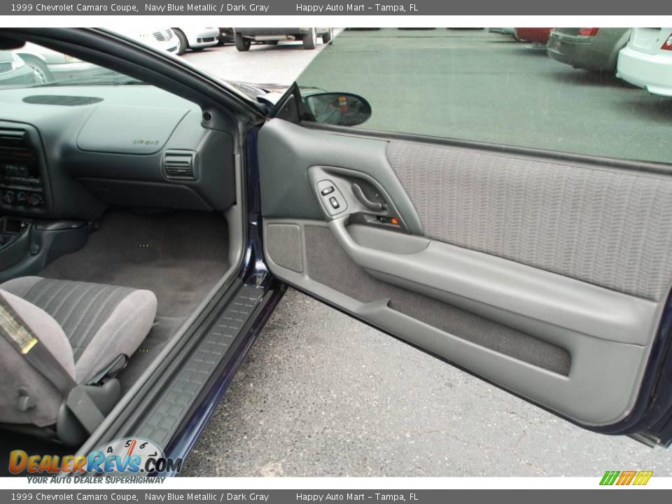 1999 Chevrolet Camaro Coupe Navy Blue Metallic / Dark Gray Photo #24