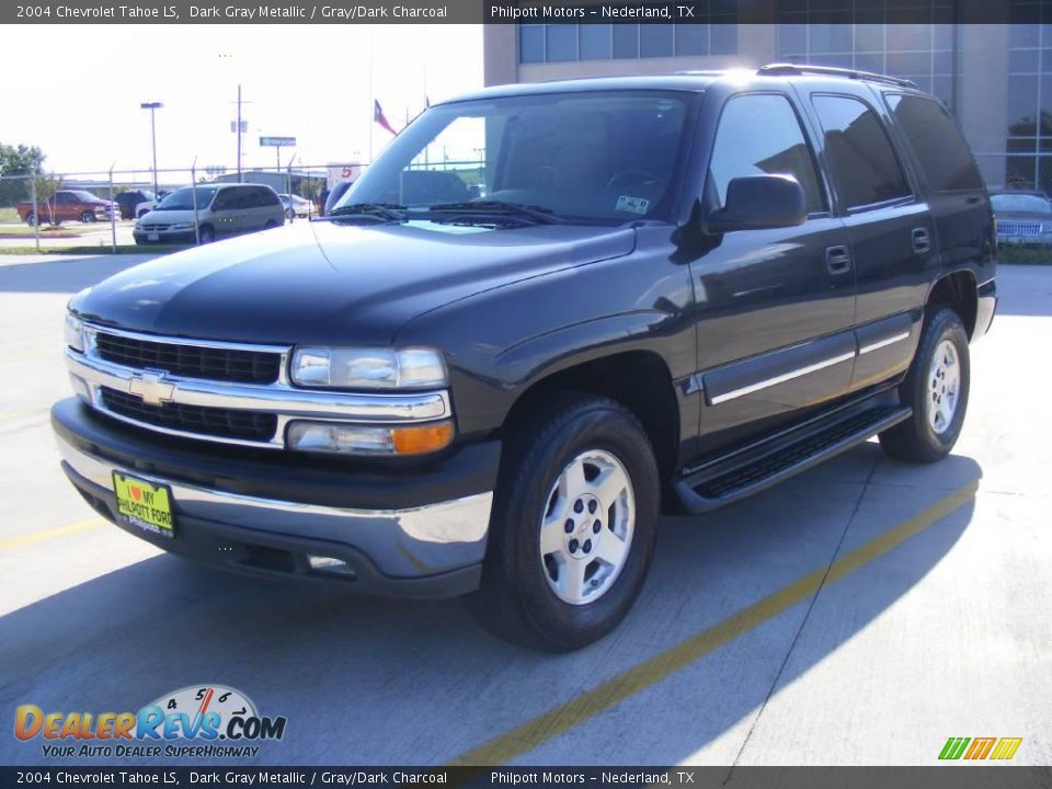 2004 Chevrolet Tahoe LS Dark Gray Metallic / Gray/Dark Charcoal Photo #7