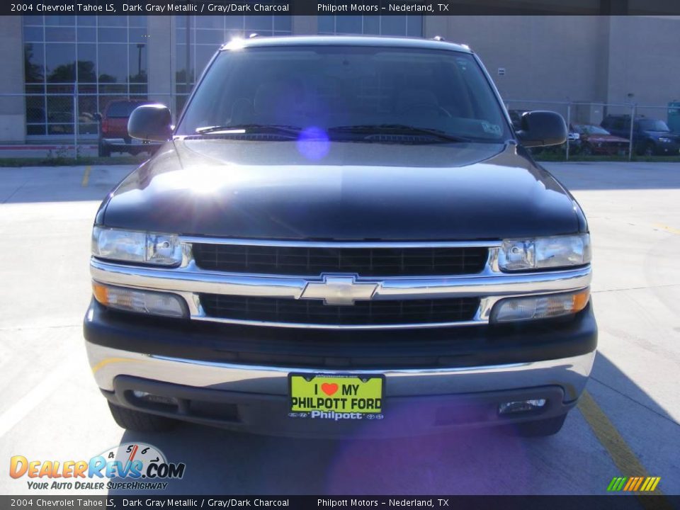 2004 Chevrolet Tahoe LS Dark Gray Metallic / Gray/Dark Charcoal Photo #8