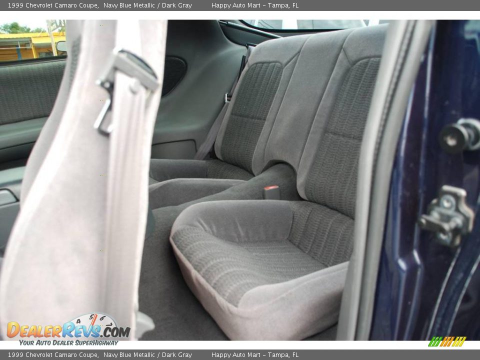 1999 Chevrolet Camaro Coupe Navy Blue Metallic / Dark Gray Photo #27
