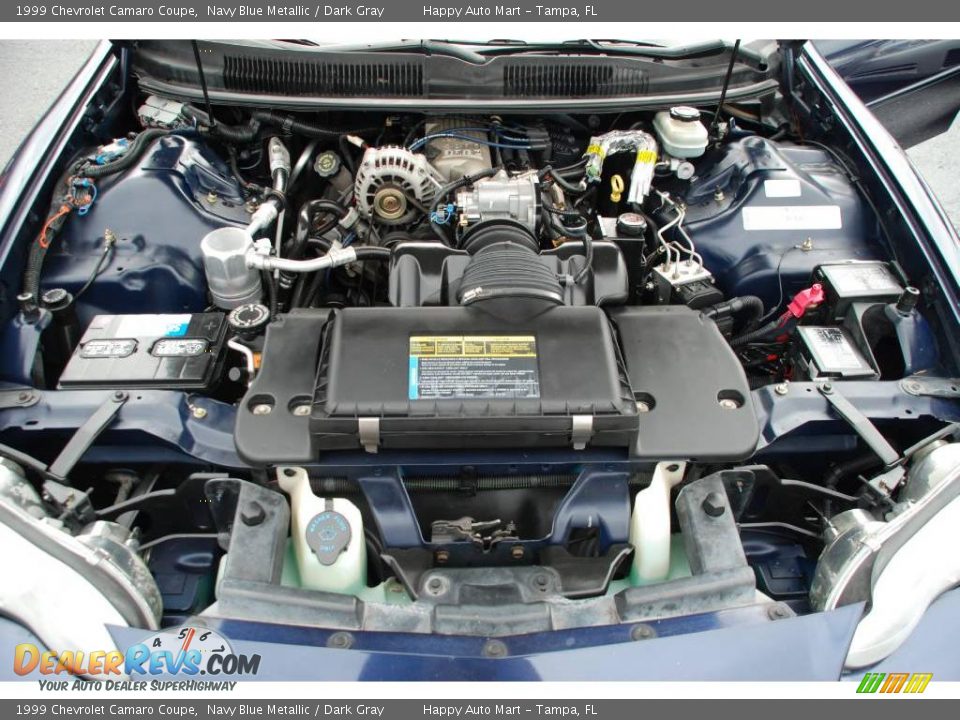 1999 Chevrolet Camaro Coupe Navy Blue Metallic / Dark Gray Photo #30