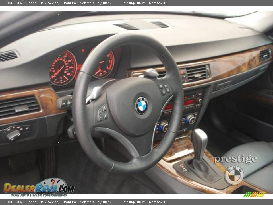 2008 BMW 3 Series 335xi Sedan Titanium Silver Metallic / Black Photo #3