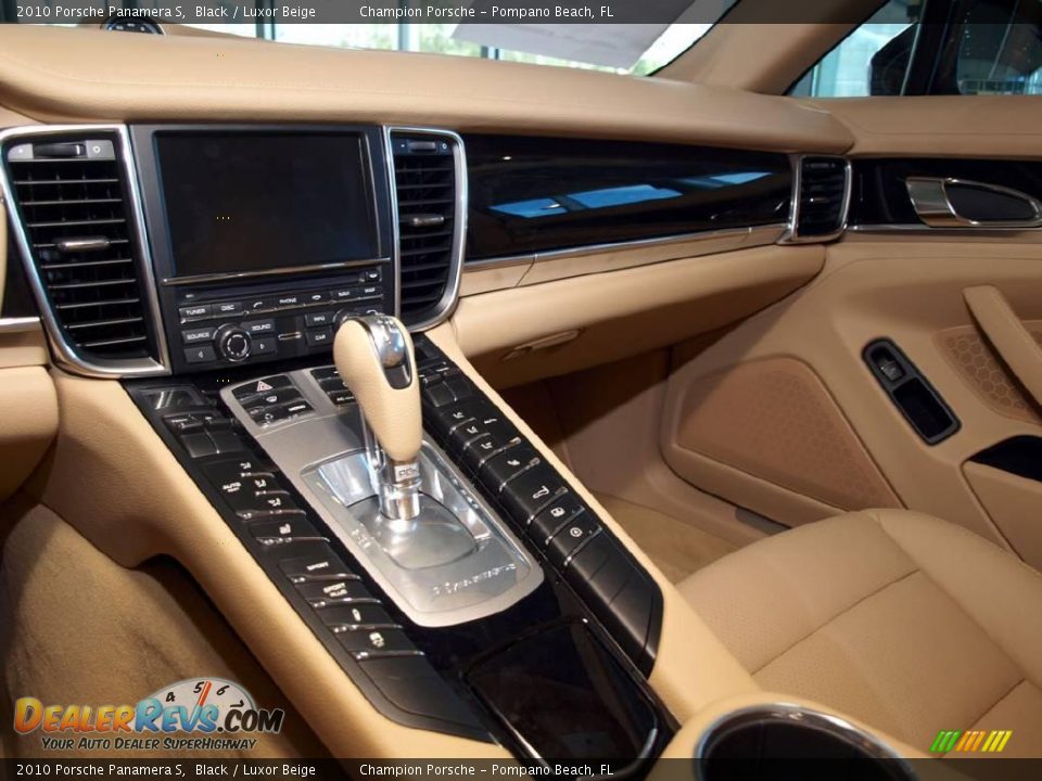 2010 Porsche Panamera S Black / Luxor Beige Photo #10