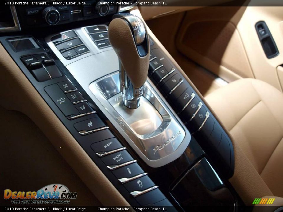 2010 Porsche Panamera S Black / Luxor Beige Photo #11