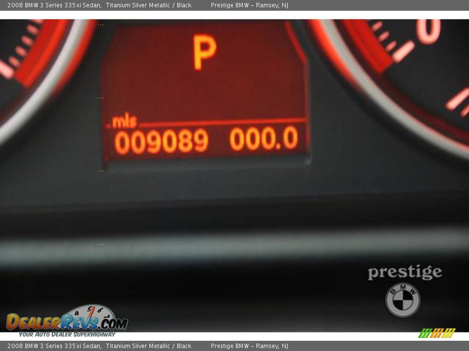 2008 BMW 3 Series 335xi Sedan Titanium Silver Metallic / Black Photo #5