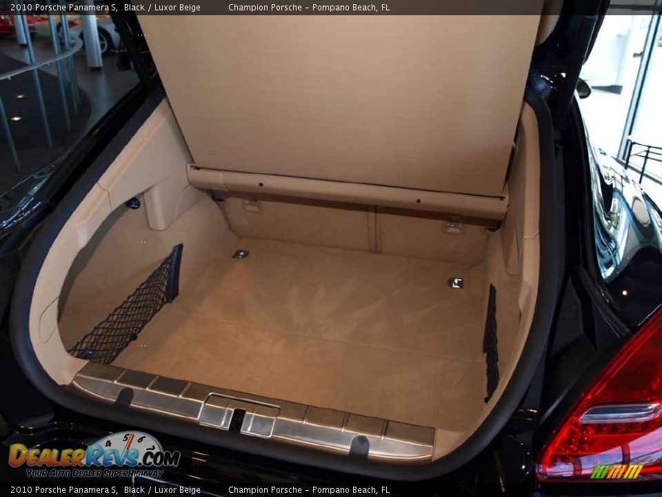 2010 Porsche Panamera S Black / Luxor Beige Photo #18