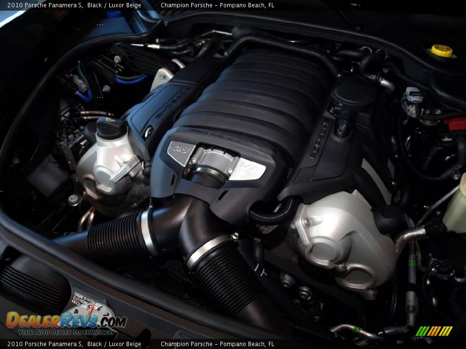 2010 Porsche Panamera S Black / Luxor Beige Photo #19