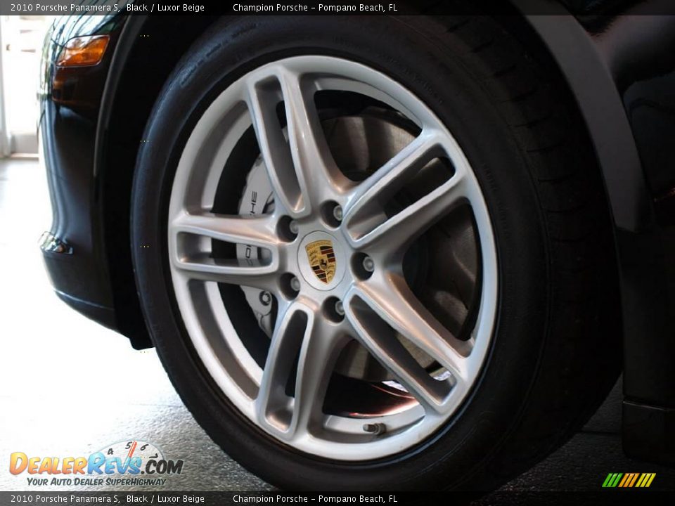 2010 Porsche Panamera S Black / Luxor Beige Photo #20