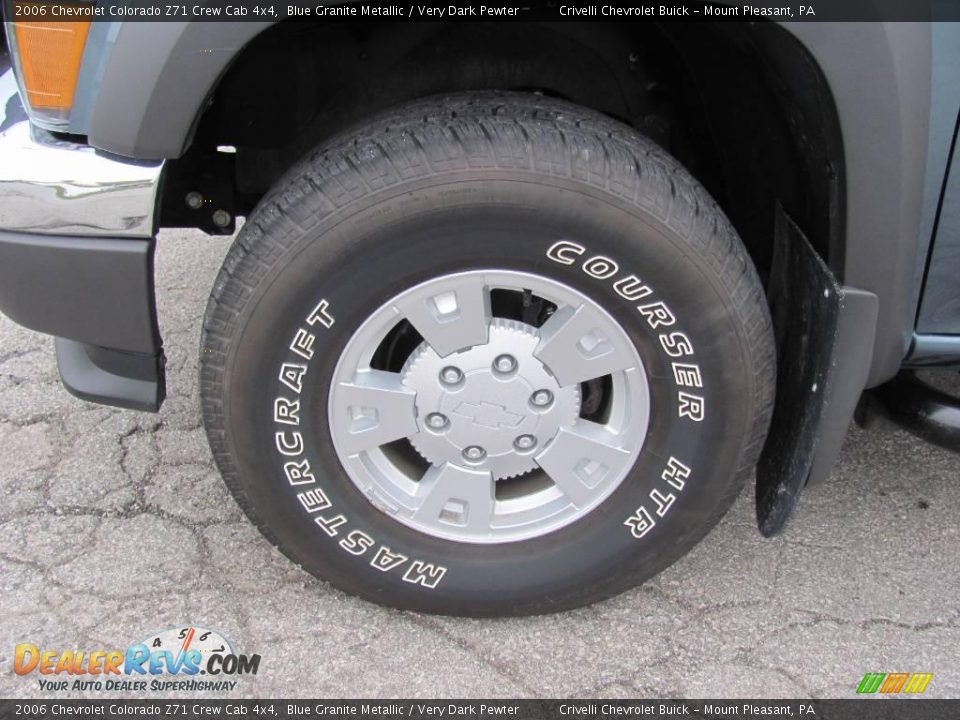 2006 Chevrolet Colorado Z71 Crew Cab 4x4 Blue Granite Metallic / Very Dark Pewter Photo #3