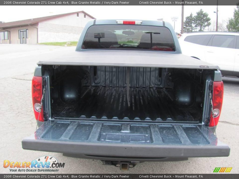 2006 Chevrolet Colorado Z71 Crew Cab 4x4 Blue Granite Metallic / Very Dark Pewter Photo #7