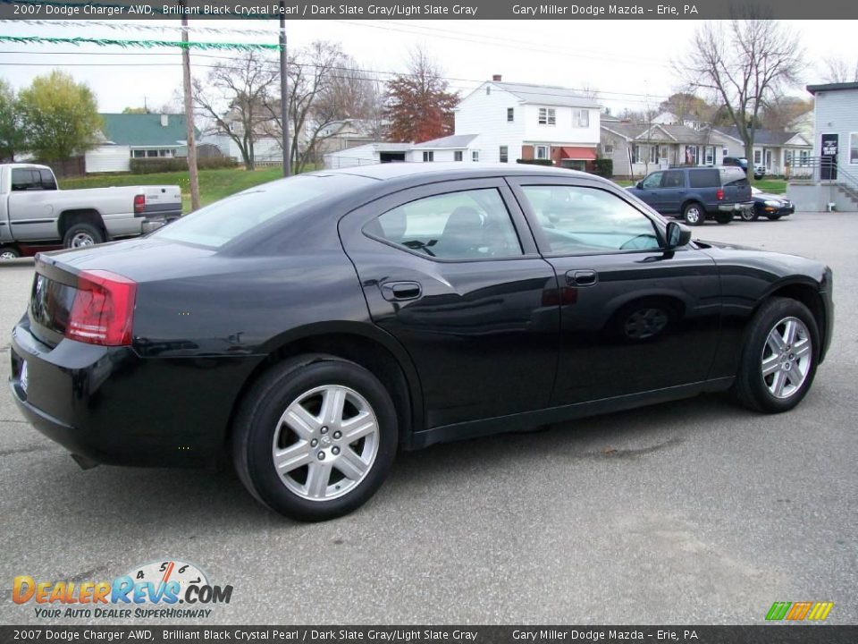 2007 Dodge Charger AWD Brilliant Black Crystal Pearl / Dark Slate Gray/Light Slate Gray Photo #7