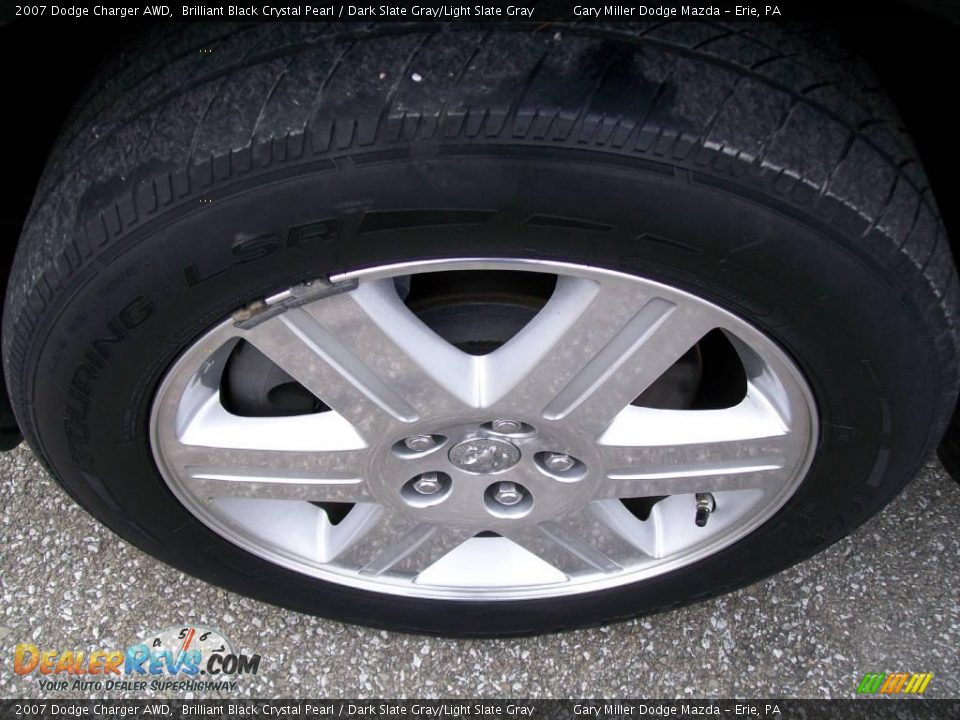2007 Dodge Charger AWD Brilliant Black Crystal Pearl / Dark Slate Gray/Light Slate Gray Photo #10