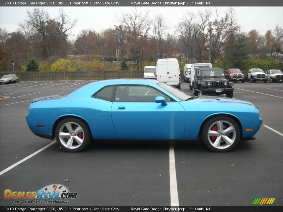 2010 Dodge Challenger SRT8 B5 Blue Pearlcoat / Dark Slate Gray Photo #2