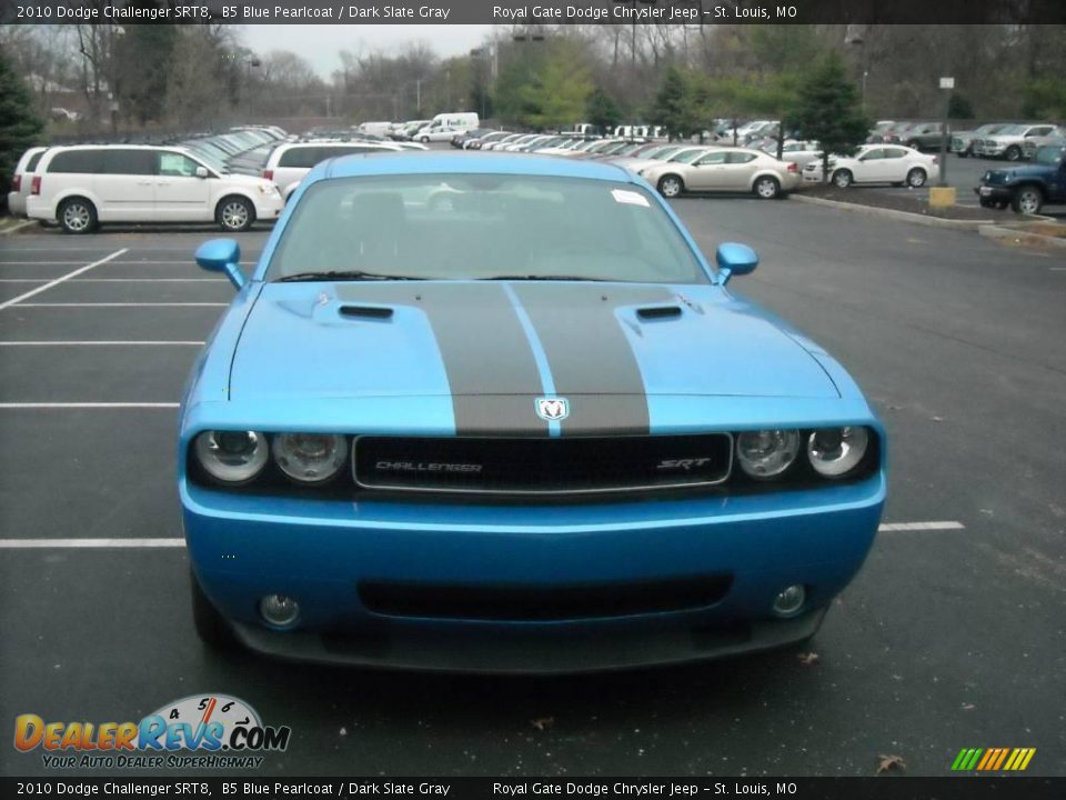 2010 Dodge Challenger SRT8 B5 Blue Pearlcoat / Dark Slate Gray Photo #3