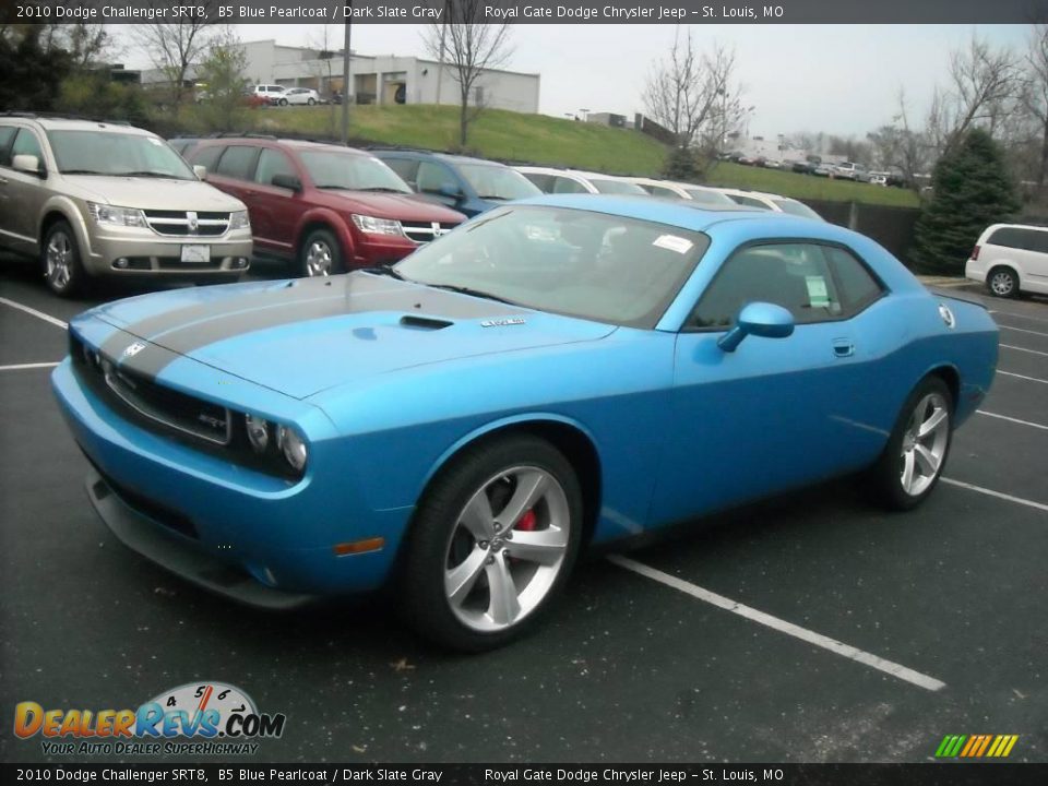 2010 Dodge Challenger SRT8 B5 Blue Pearlcoat / Dark Slate Gray Photo #4