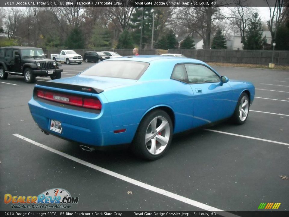 2010 Dodge Challenger SRT8 B5 Blue Pearlcoat / Dark Slate Gray Photo #8