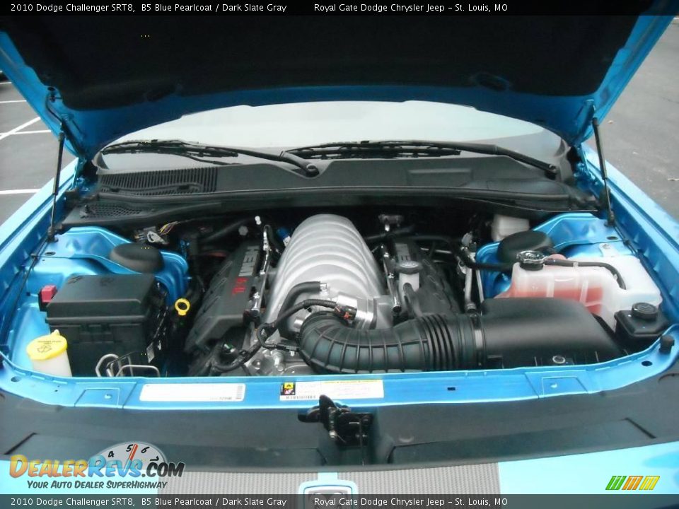 2010 Dodge Challenger SRT8 B5 Blue Pearlcoat / Dark Slate Gray Photo #14