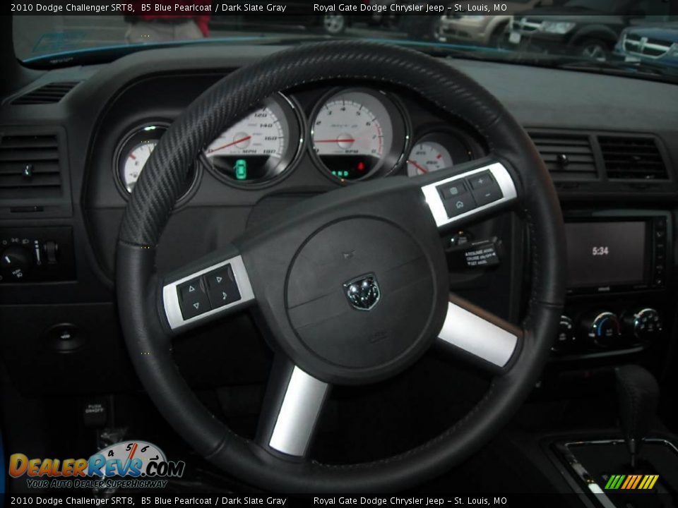 2010 Dodge Challenger SRT8 B5 Blue Pearlcoat / Dark Slate Gray Photo #27