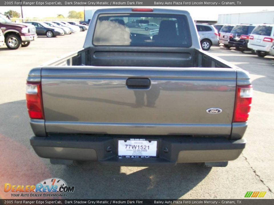 2005 Ford Ranger Edge SuperCab Dark Shadow Grey Metallic / Medium Dark Flint Photo #4