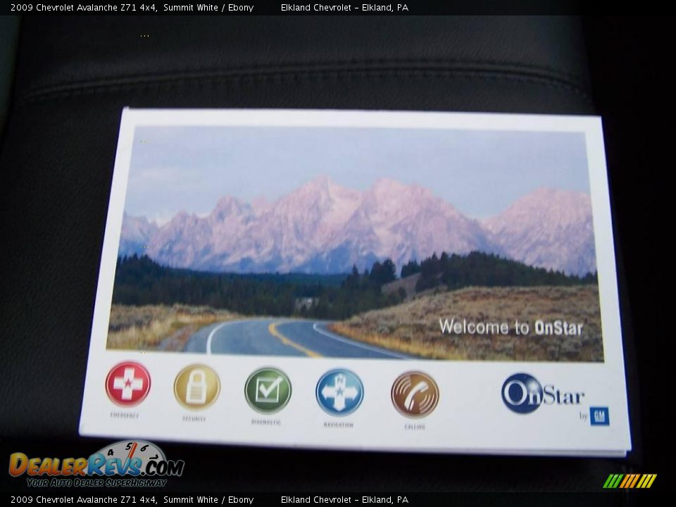 2009 Chevrolet Avalanche Z71 4x4 Summit White / Ebony Photo #20