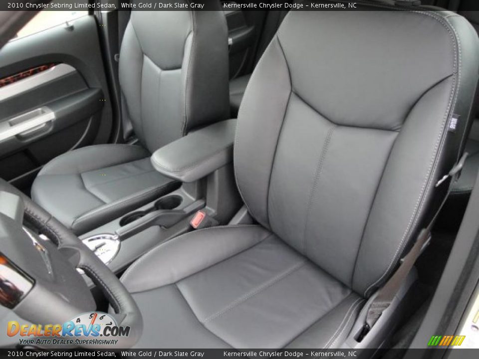 2010 Chrysler Sebring Limited Sedan White Gold / Dark Slate Gray Photo #11