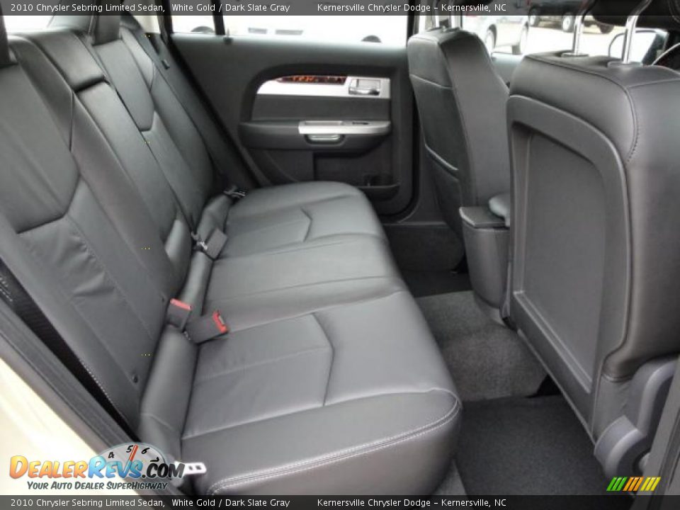 2010 Chrysler Sebring Limited Sedan White Gold / Dark Slate Gray Photo #16