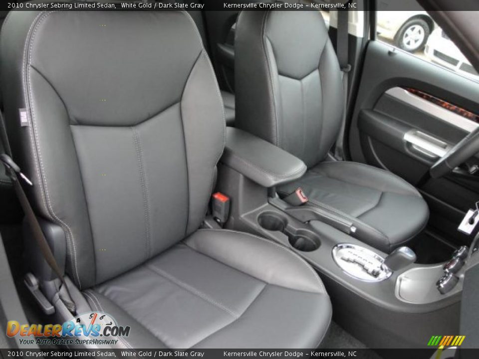 2010 Chrysler Sebring Limited Sedan White Gold / Dark Slate Gray Photo #17