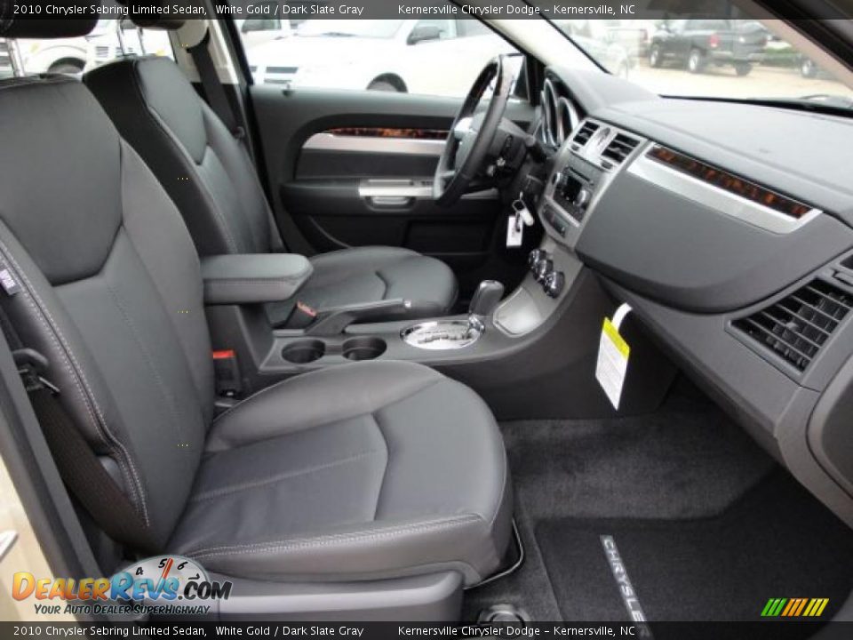 2010 Chrysler Sebring Limited Sedan White Gold / Dark Slate Gray Photo #18