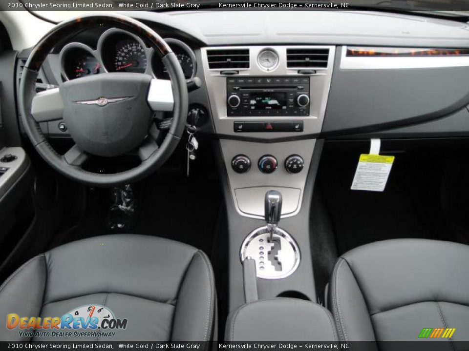 2010 Chrysler Sebring Limited Sedan White Gold / Dark Slate Gray Photo #19