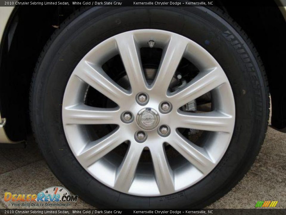 2010 Chrysler Sebring Limited Sedan White Gold / Dark Slate Gray Photo #24